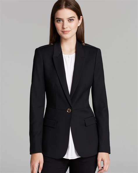 womens burberry blazer